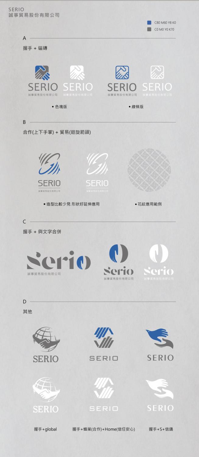 品牌視覺:SERIO誠事貿易