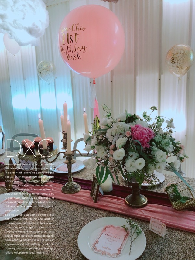 婚禮佈置:2018無聊咖啡AMBI-CAFE生日派對