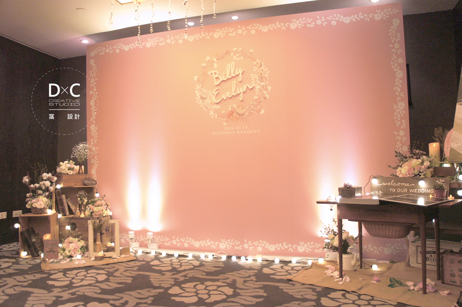 婚禮佈置:晶華寰宇廳詩特莉風佈置設計