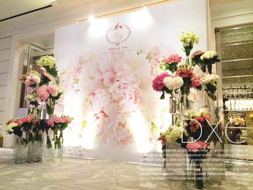 婚禮佈置:文華東方牡丹會場設計佈置