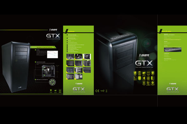 品牌視覺:GTX電腦機殼