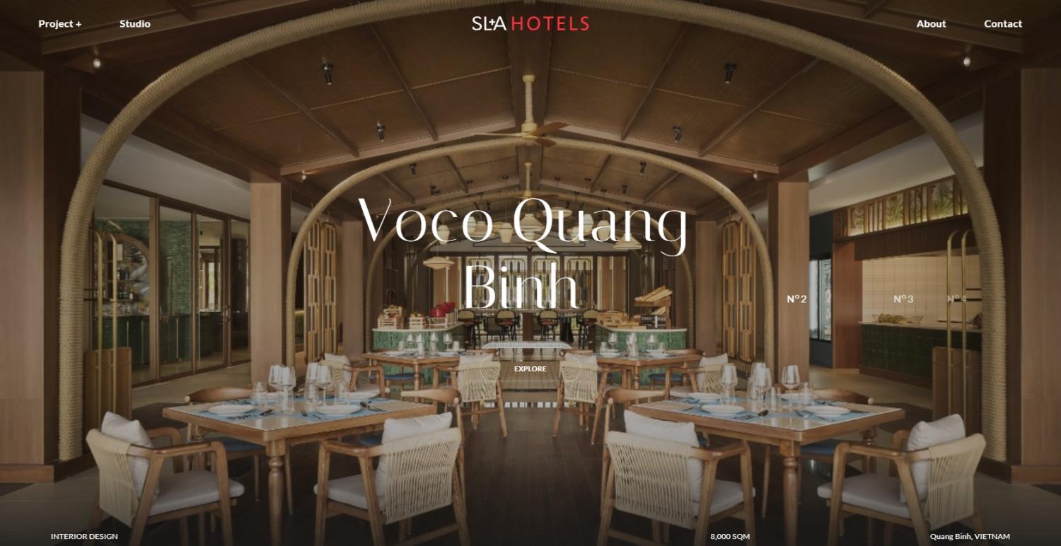 網站規劃:SLA HOTELS